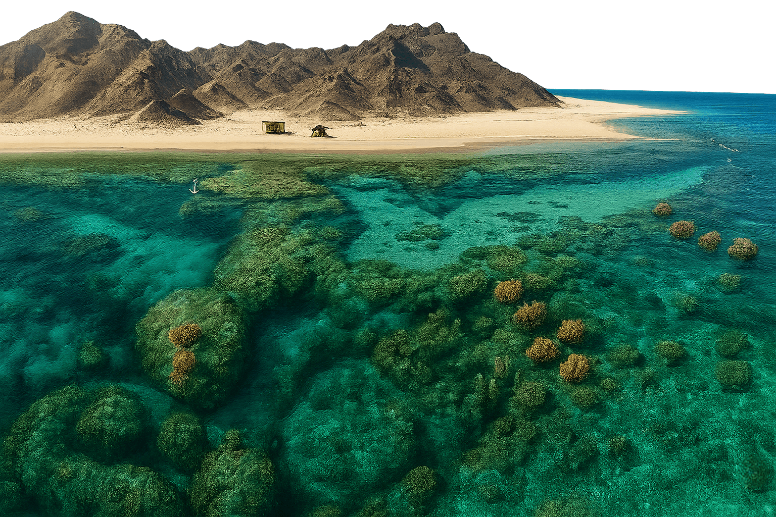 North Gabr El Bint - Dive Map