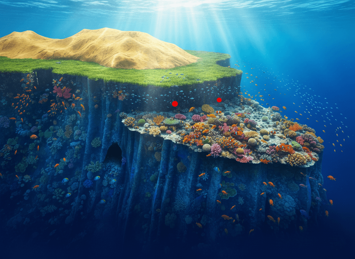 Abu Ramada North - Dive Map