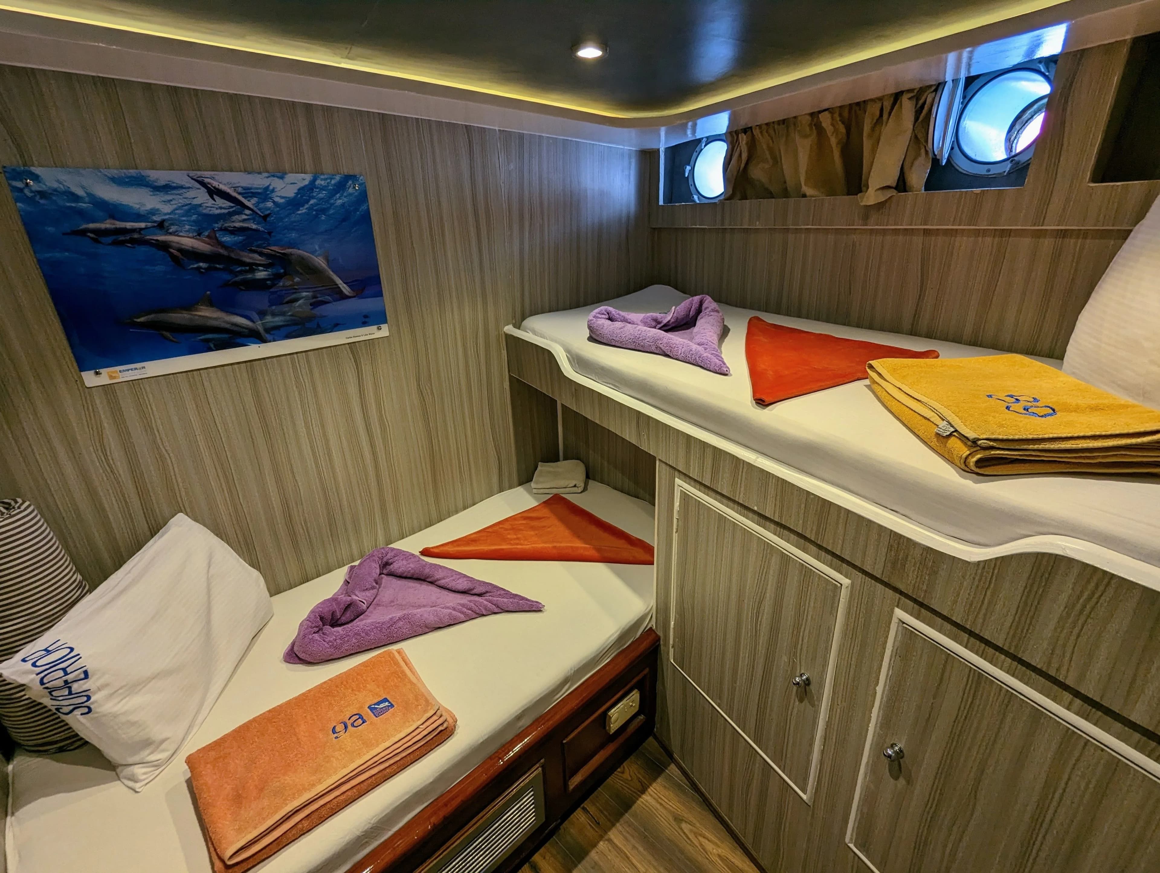 Lower Deck Twin Cabins