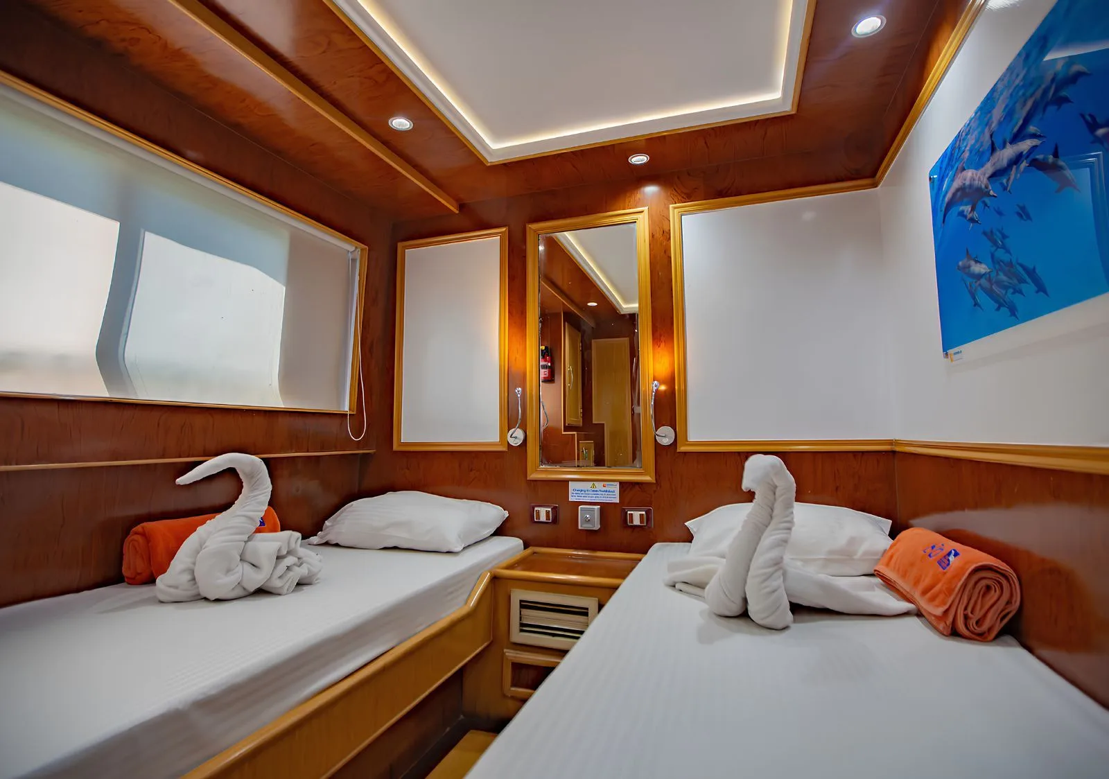 Lower Deck Twin Cabins