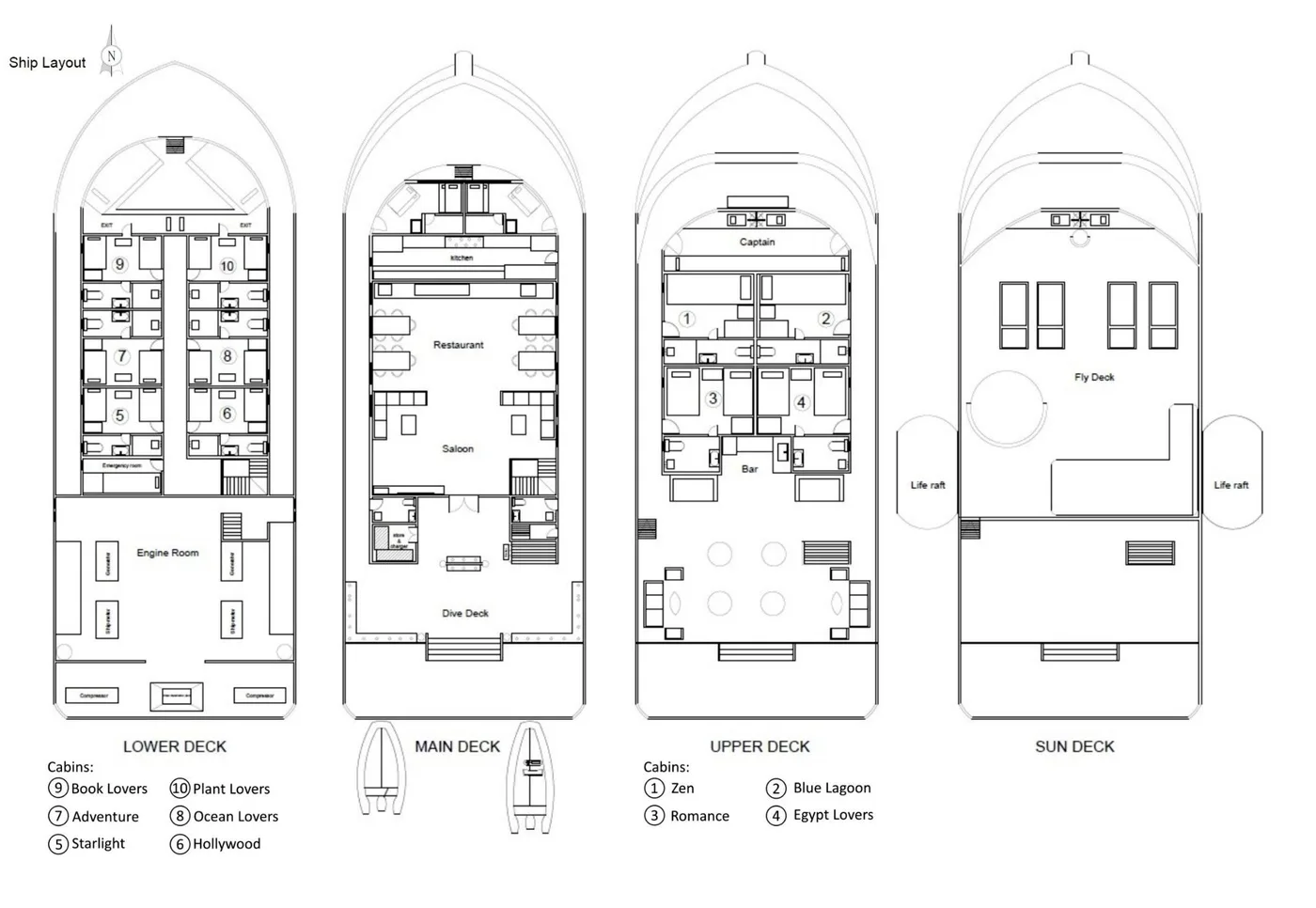 Alia Soul deck plan and vessel layout 1